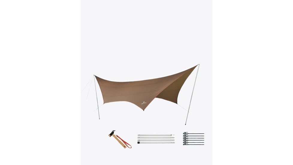 Snow Peak Hexa Tarp Set - Large, TP-862S