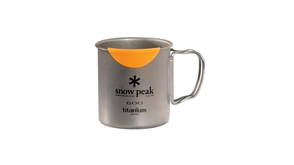 Snow Peak Hotlips Titanium Mug Single Wall 600, One Size, MGH-044