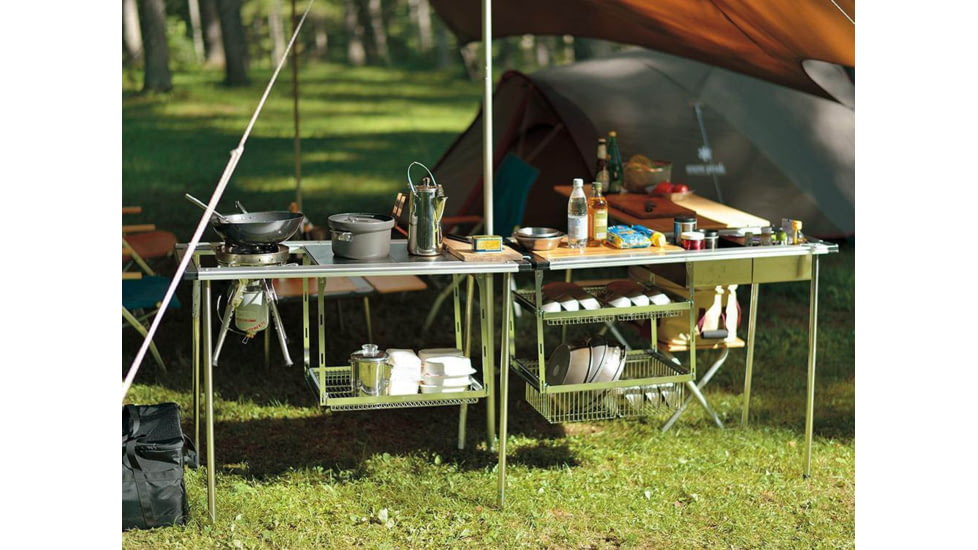 Snow Peak IGT Hanging Rack, 2 Shelf Set, Steel, CK-220