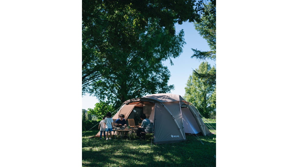 Snow Peak Land Nest Shelter, 20.3x11.8x6.9 FT, Tan, TP-259