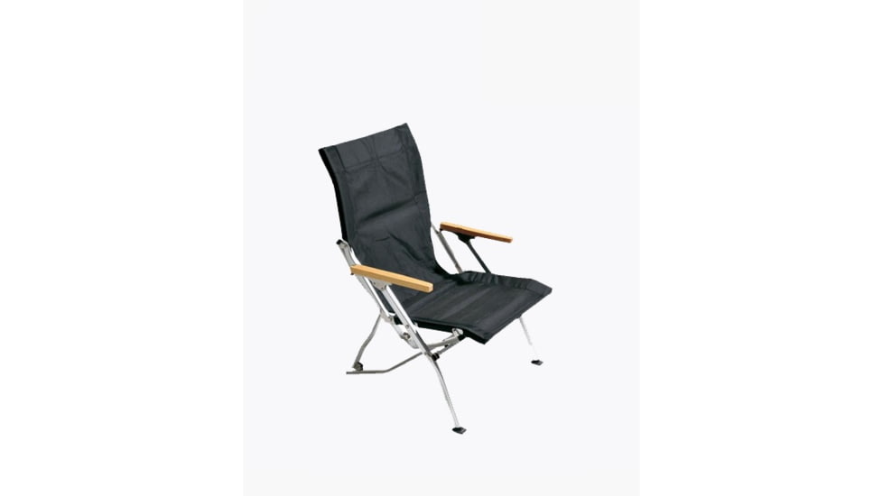 Snow Peak Low Beach/Garden Chair, Black, LV-091G-BK