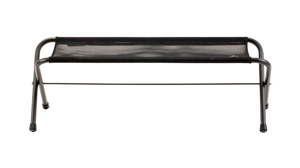 Snow Peak Mesh Folding Bench, Black, LV-071M-BK