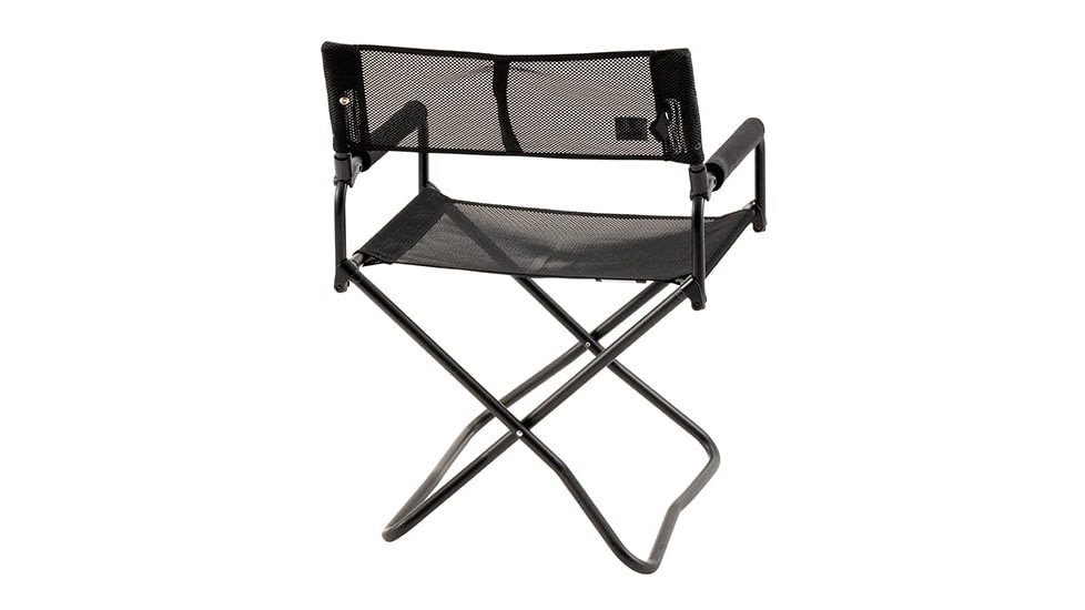 Snow Peak Mesh Folding Chair, Black, LV-077M-BK