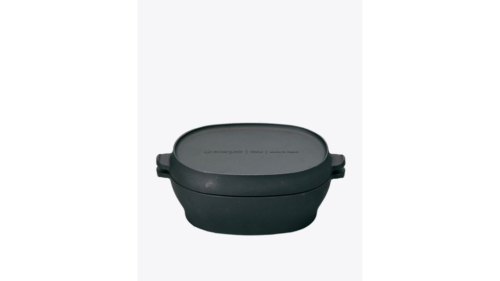 Snow Peak Micro Oval, Cast Iron Oven, Black, CS-503R