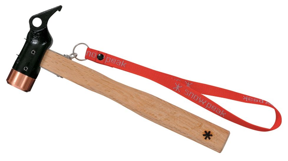 Snow Peak Peg Hammer with Copper Head, Wood, N-001