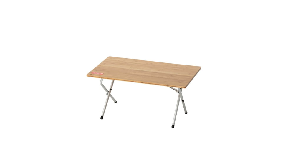 Snow Peak Single Action Low Table Bamboo, One Size, LV-100TR