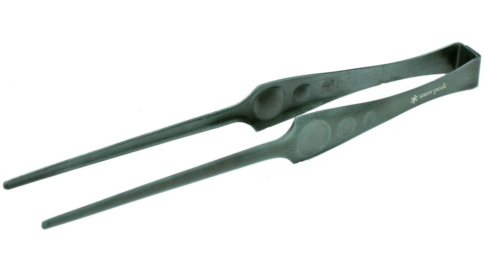 Snow Peak Stainless Steel Tongs, One Size, CS-370
