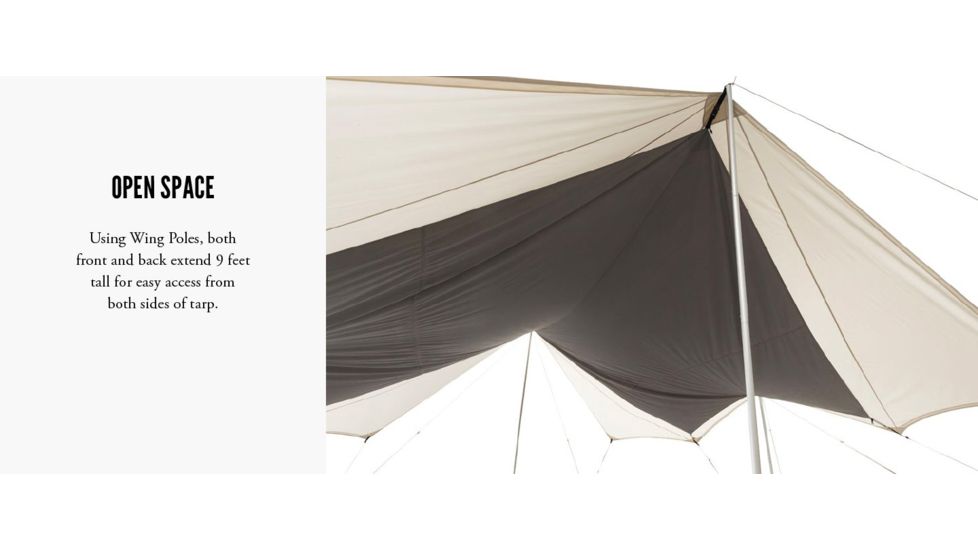 Snow Peak Takibi Tarp Octa Tent, White, TP-430