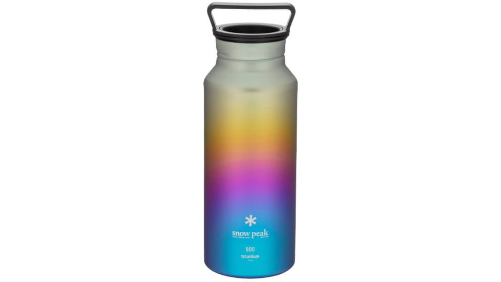 Snow Peak Ti Aurora Bottle, Rainbow, 27 fl oz, TW-800-RA