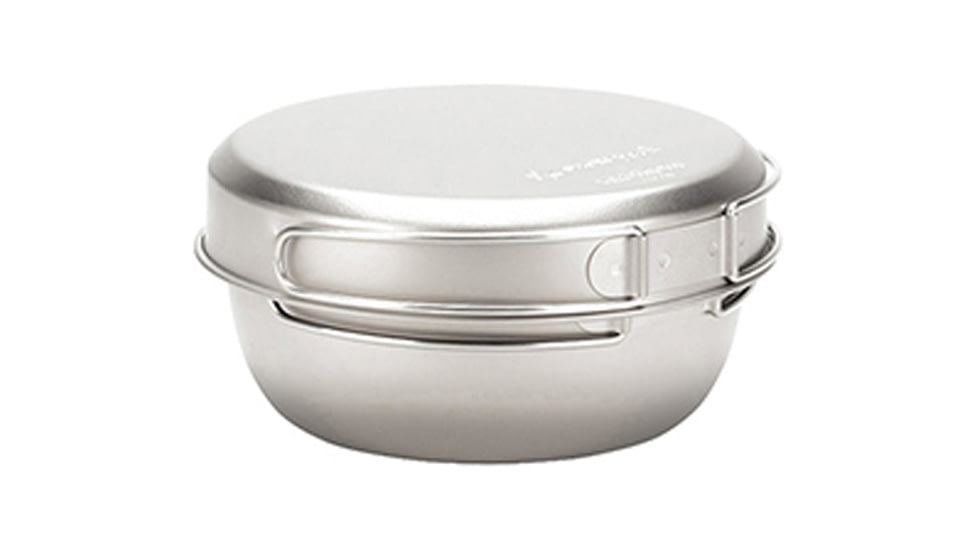 Snow Peak Titanium 3 Piece Cookset, STW-001T