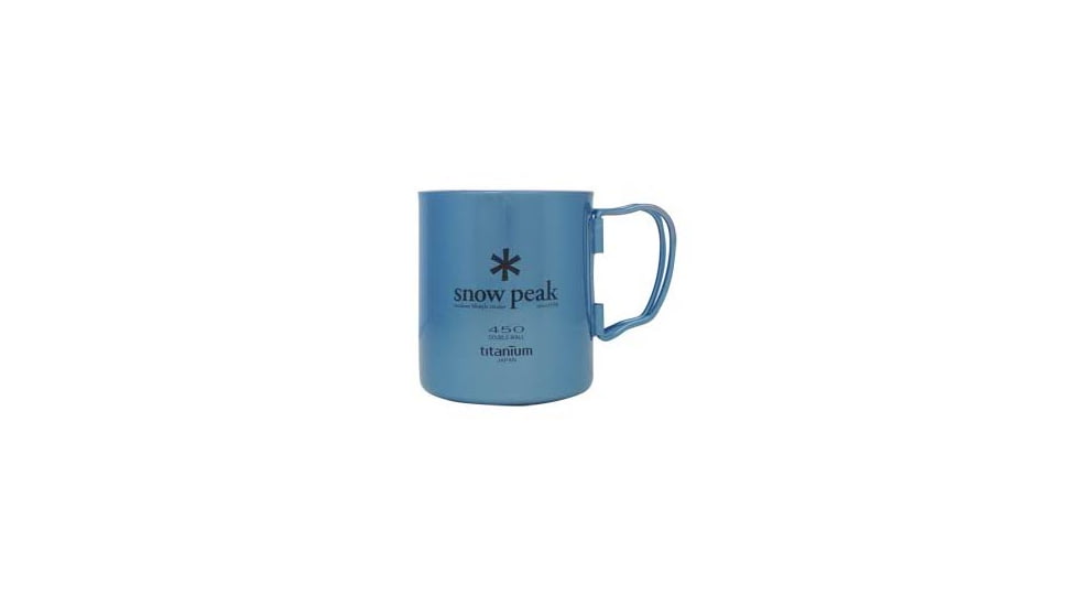 Snow Peak Titanium Double Wall Mug - 450 Clear