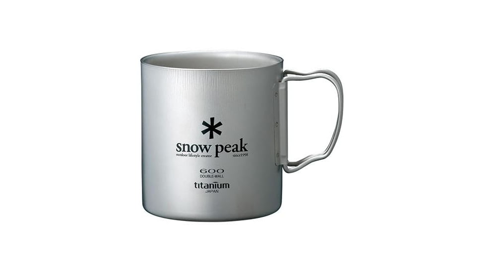 Snow Peak Titanium Double Wall Mug 600