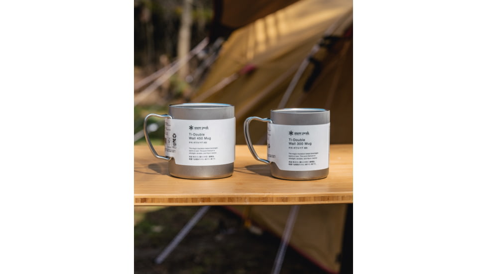 Snow Peak Titanium Double Wall Mug, 300ml, MG-152