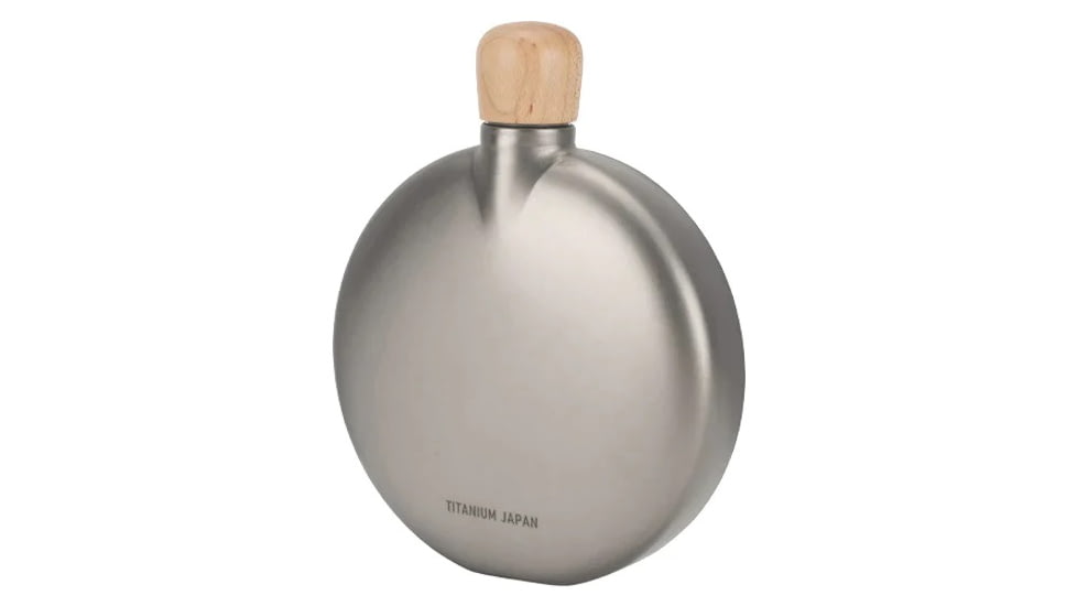 Snow Peak Round Titanium Flask 150ml, TW-116