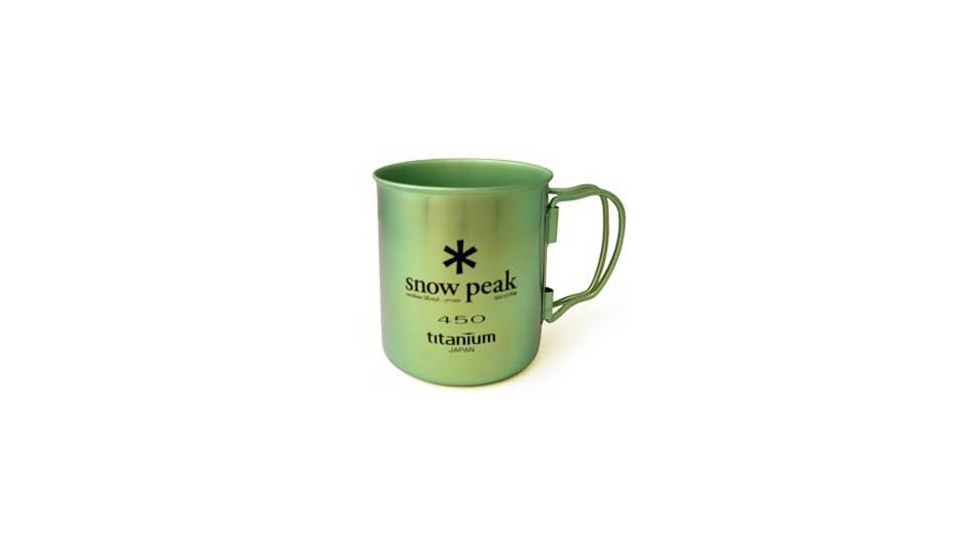 Titanium Single Wall Cup- 450 Green