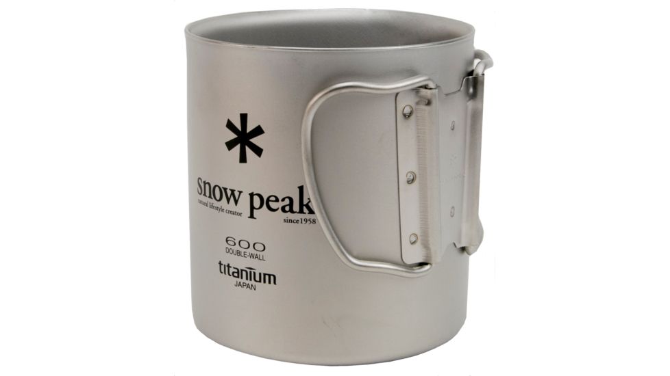 Snow Peak Titanium Single Wall Cup, 600ml, MG-044R
