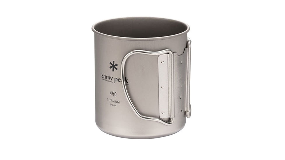 Snow Peak Titanium Single Wall Cup Mug, 450, MG-143