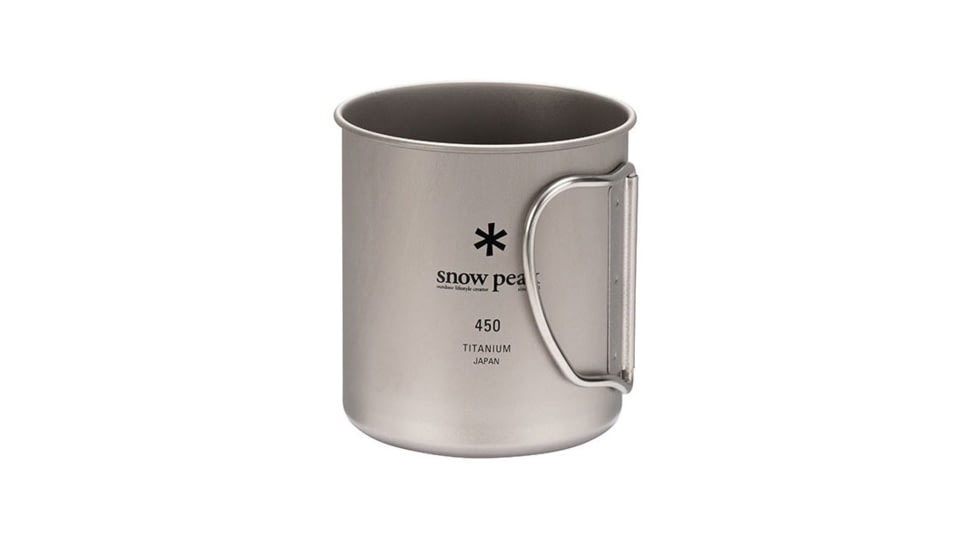 Snow Peak Titanium Single Wall Cup Mug, 450, MG-143