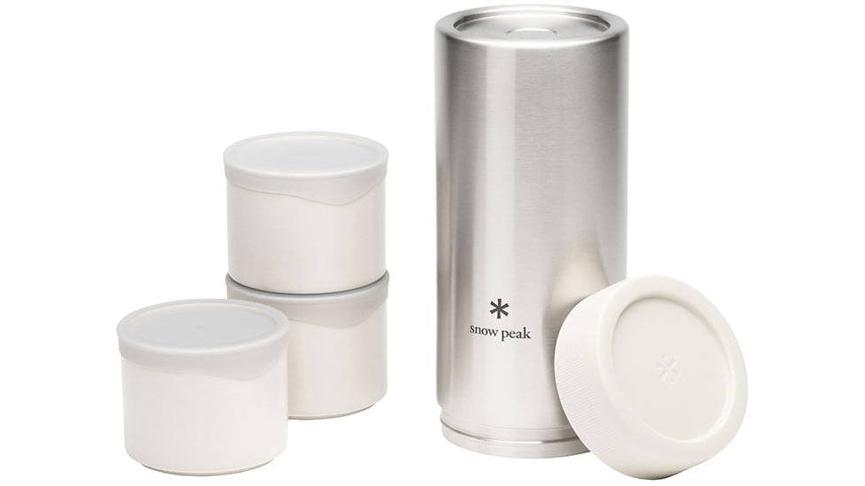 Snow Peak Tobachi 3 Food Storage Container, White, TW-271-WH