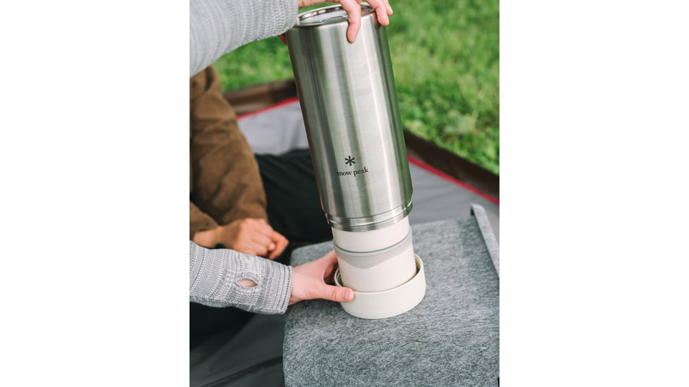 Snow Peak Tobachi 3 Food Storage Container, White, TW-271-WH