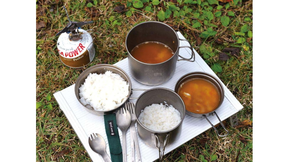 Snow Peak Titanium Trek Combo Cookset, SCS-010T