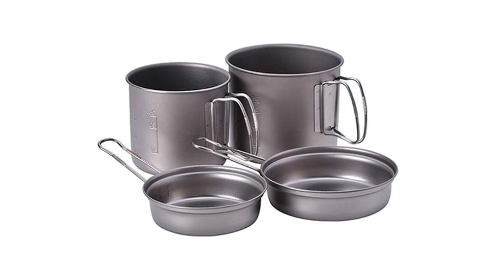 Snow Peak Titanium Trek Combo Cookset, One Size, SCS-010T