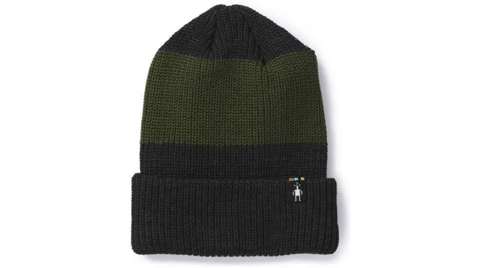 Smartwool Snow Seeker Ribbed Cuff Hat-Unisex, Charcoal Heather, Unisex Medium, SW000435010-1FM