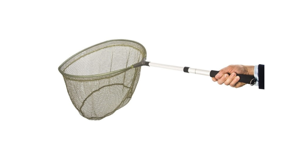 Snowbee 3-in-1 Hand Trout Net, with Rubber-Mesh, 17.5x20in, 15112