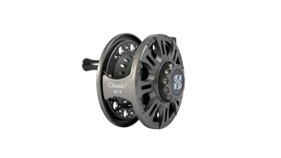 Snowbee Classic2 Series Fly Reel, Gunmetal Gray, #3/4, 10560G