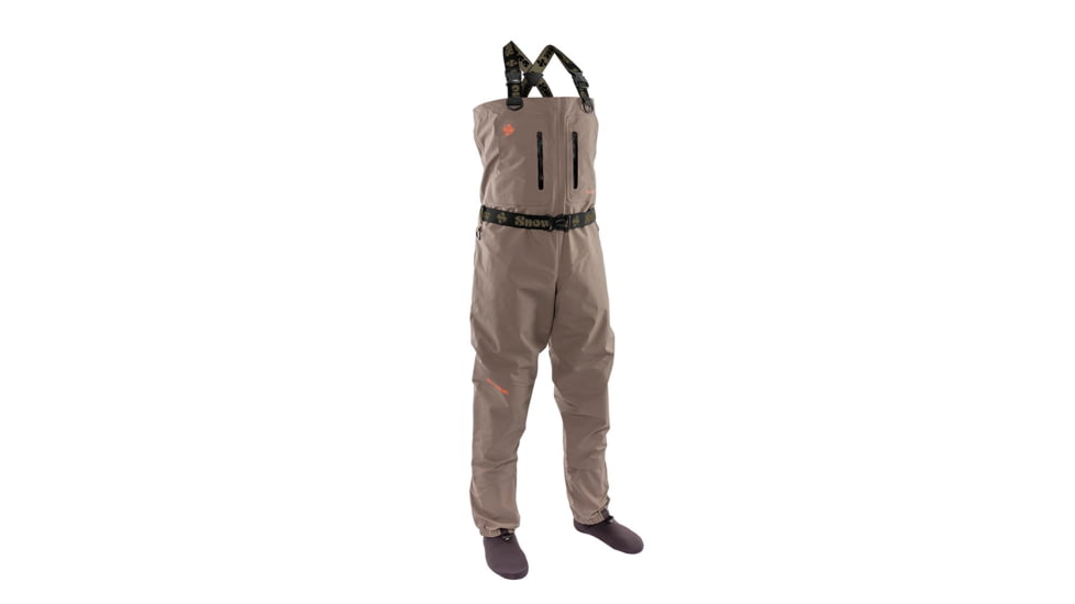 Snowbee Prestige STX Breathable Stockingfoot Chest Wader, Grey/Olive, Medium/King, 11192FB-ML