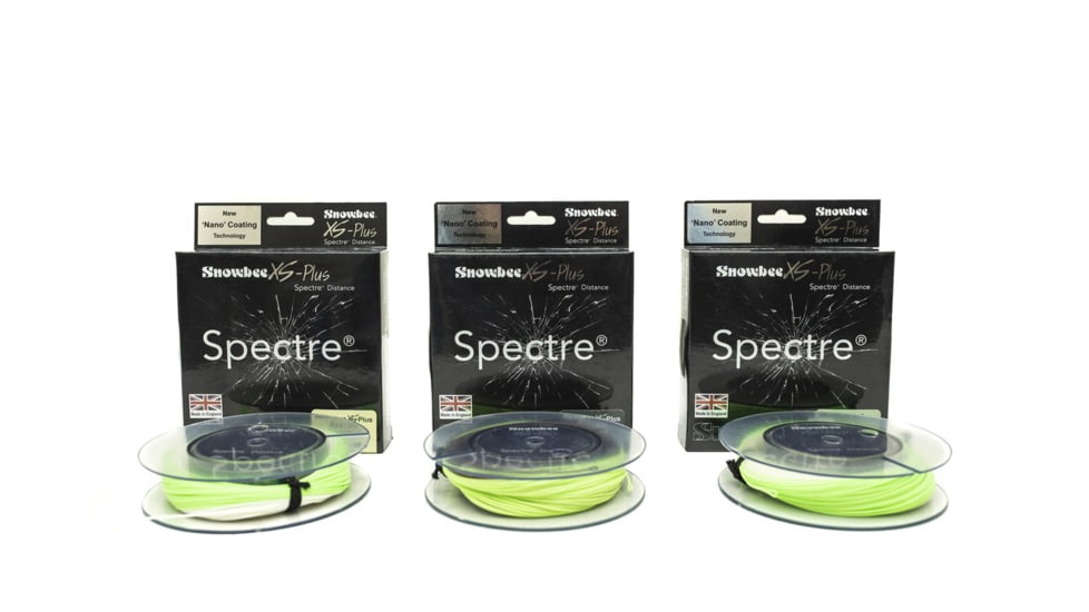 Snowbee Specialist Distance Fly Lines XS-Plus Spectre Distance, Floating, Ivory/Chartreuse, WF#6, SPFL-WFSD6F