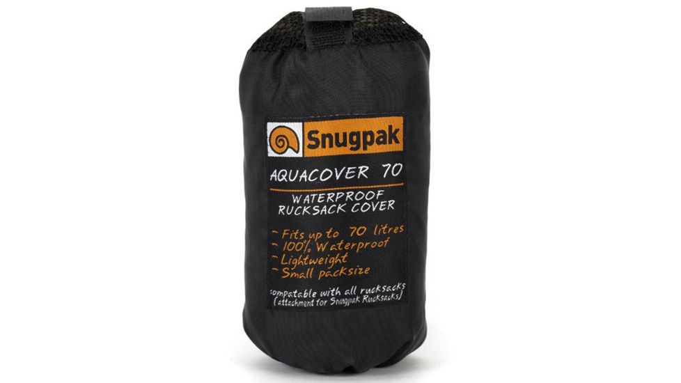 SnugPak Aquacover Waterproof Bag Cover - 70L, Black SP 92148
