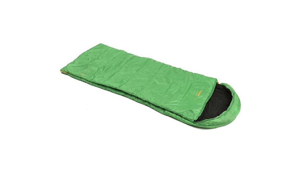 Snugpak Basecamp Nautilus SQ 35 Sleeping Bag, Synthetic, Emerald Green, Right, 98105