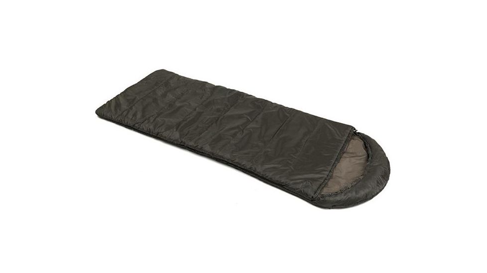 Snugpak Basecamp Nautilus SQ 35 Sleeping Bag, Synthetic, Olive, Right, 98205