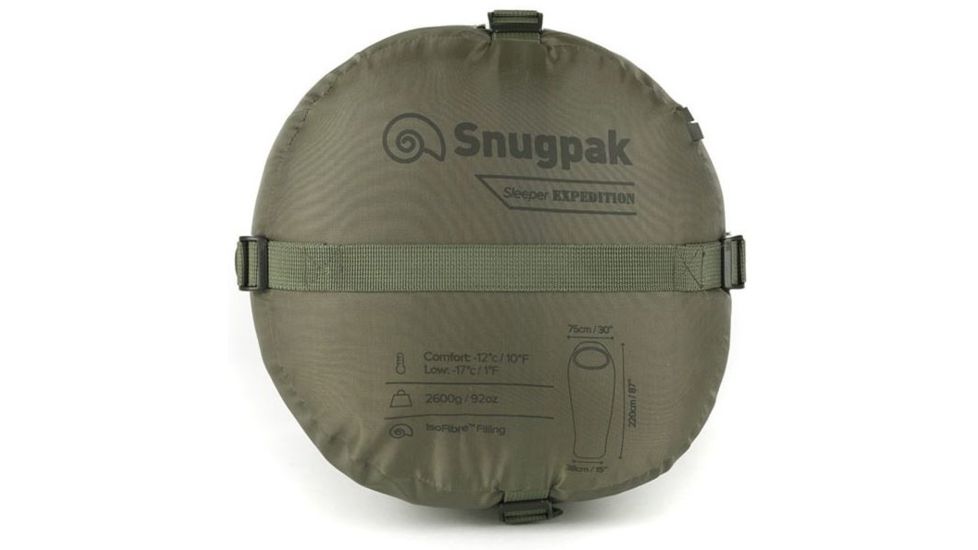 SnugPak Basecamp Ops Sleeper Expedition Sleeping Bag, Olive SP98700