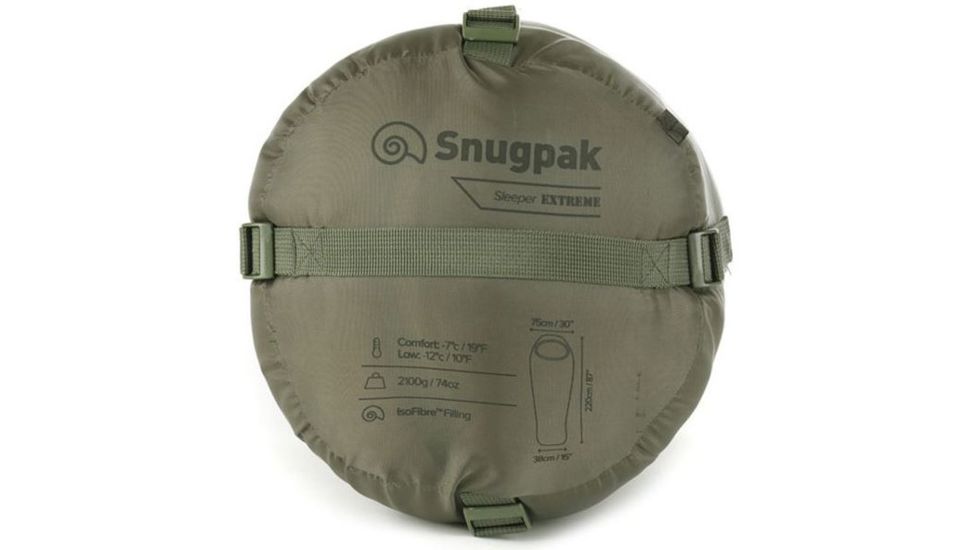 SnugPak Basecamp Ops Sleeper Extreme Sleeping Bag, Olive SP98600