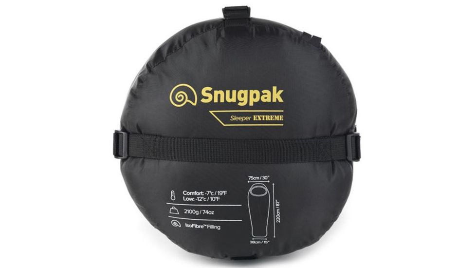 SnugPak Basecamp Sleeper Extreme Sleeping Bag, Onyx Black SP98140