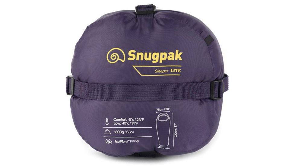 SnugPak Basecamp Sleeper Lite Sleeping Bag, Amethyst Purple SP98130