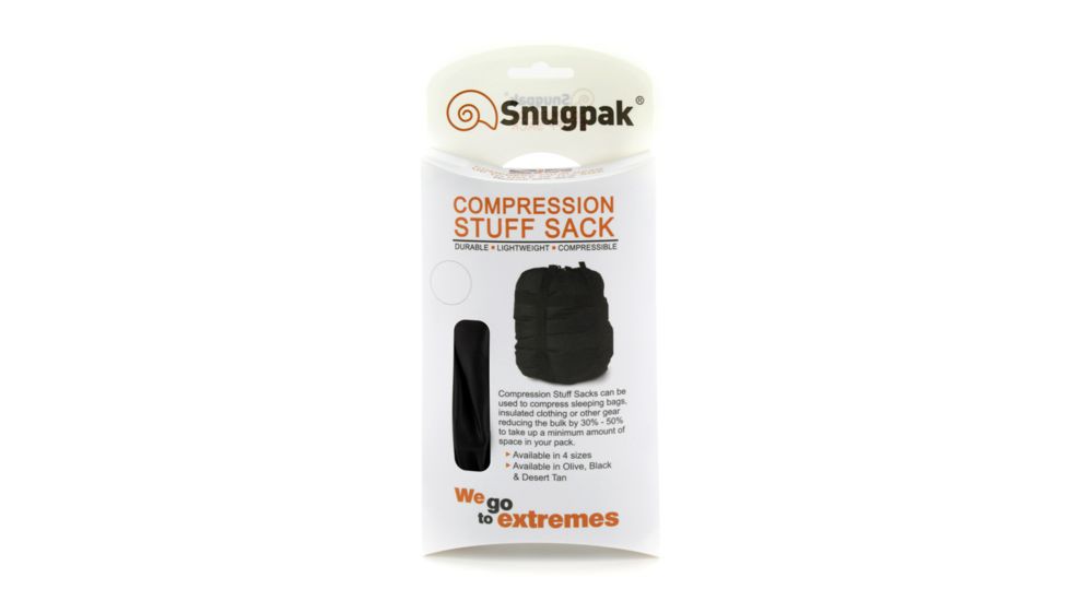 SnugPak Compression Stuff Sacks, Black, Large, 92068