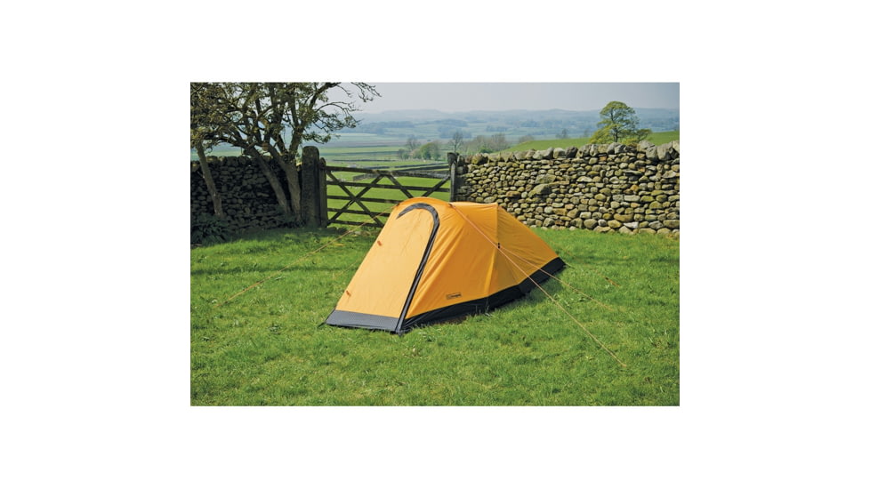 SnugPak Journey Duo Tent, Pack 9 Lb, Low Profile Design, 75D 185T Ripstop Polyester, Sunburst Orange, 96002