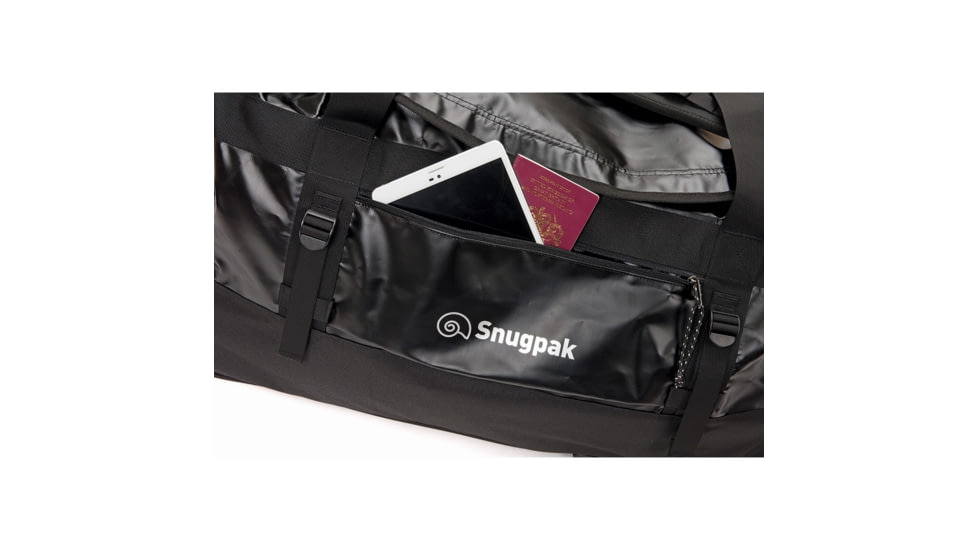 SnugPak Kitmonster Roller Duffel 120L, 28in X 18in X 15in, Pvd Coated, Black, 90120BK