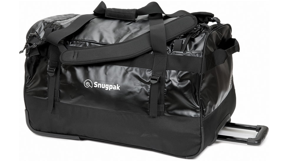 SnugPak Kitmonster Roller Duffel 120L, 28in X 18in X 15in, Pvd Coated, Black, 90120BK