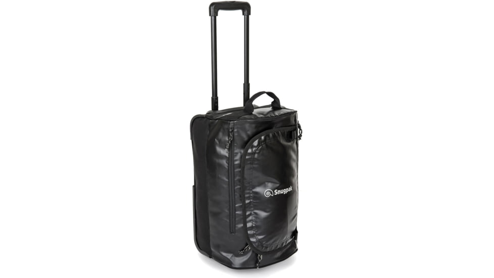 SnugPak Kitmonster Roller Duffel 30L, 19in X 9in X 12in, 30 Liter, 500D Nylon Construction, Black, 90035-BK