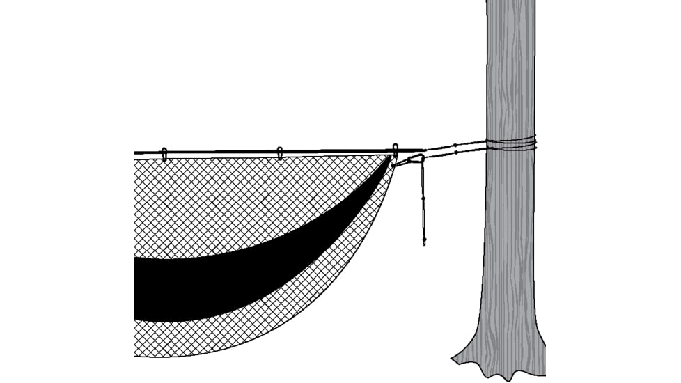SnugPak Mosquito Net For Hammock with 676 Holes Per Square Inch, 104in X 48in, Olive, 94700-OD