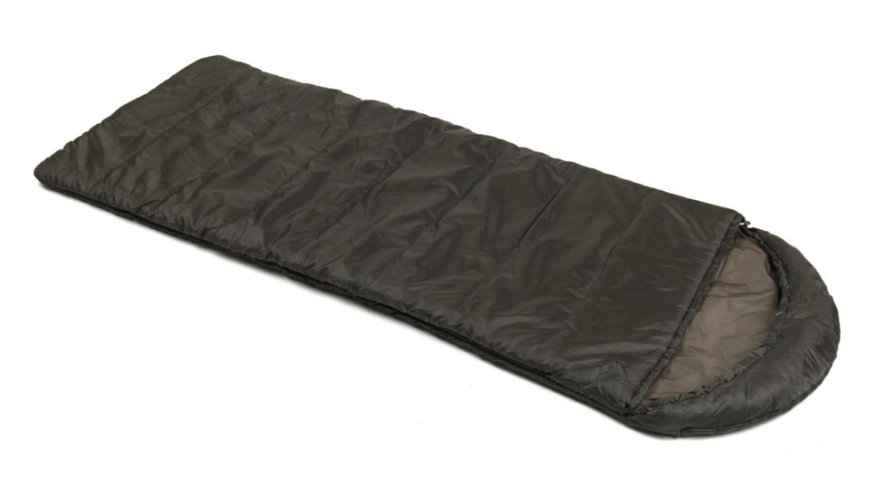 Snugpak Basecamp Nautilus SQ 35 Sleeping Bag, Synthetic, Olive, Left, 98200