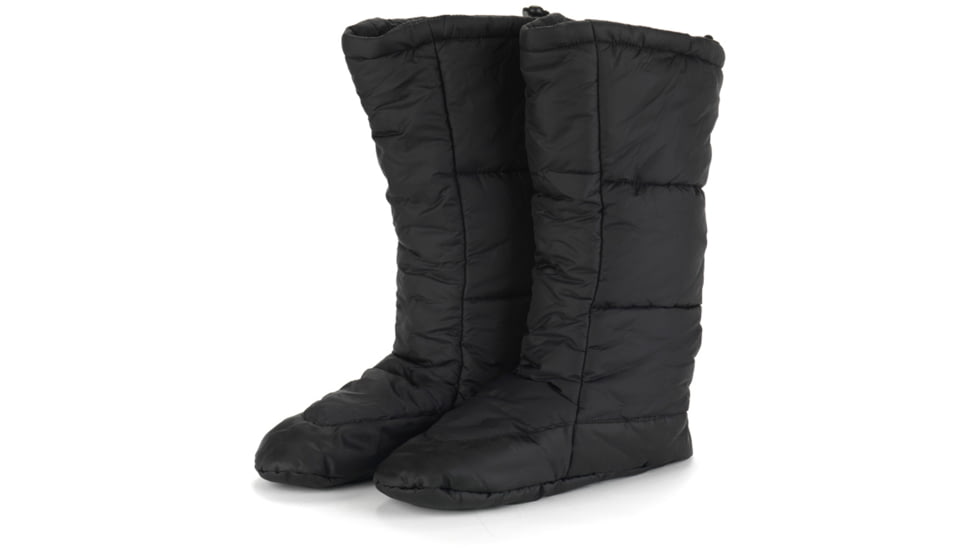 SnugPak Snugfeet Insulated Tent Booties, Black, Large, 91677-BK