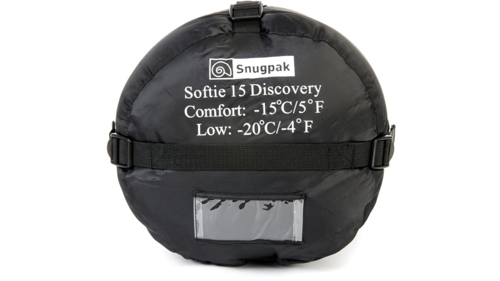 SnugPak Softie 15 Discovery Sleeping Bag, Black, 91112