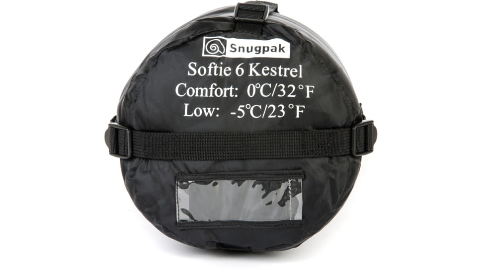 SnugPak Softie 6 Kestrel Sleeping Bag, Black, 91087