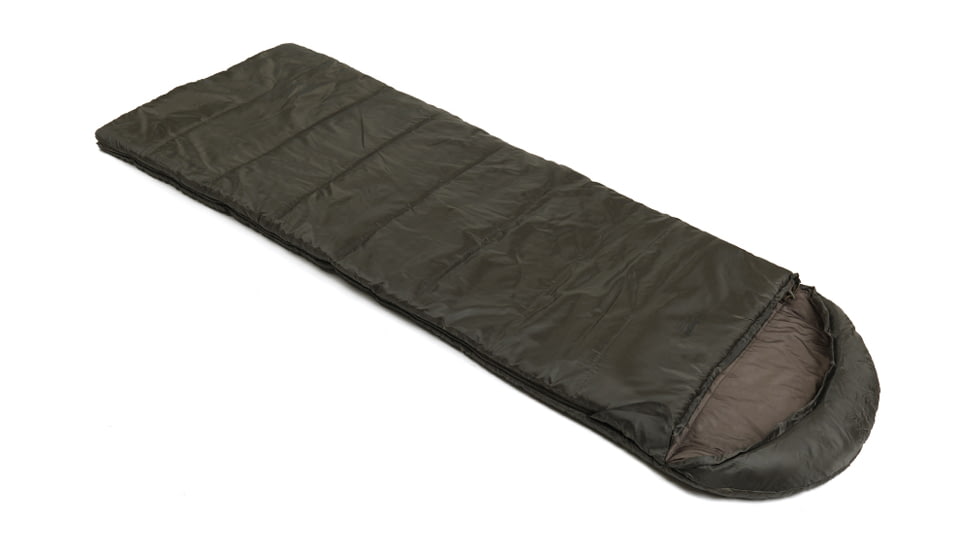 SnugPak The Navigator SQ 25 Sleeping Bag, Synthetic, Right, Olive, 98305