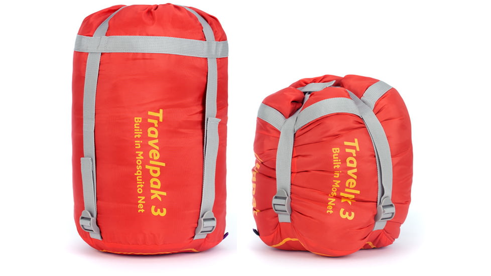 SnugPak Travelpak 3 Sleeping Bag, Vivid Violet, 98830